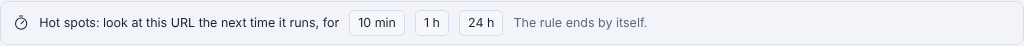 Watch the URL of a request